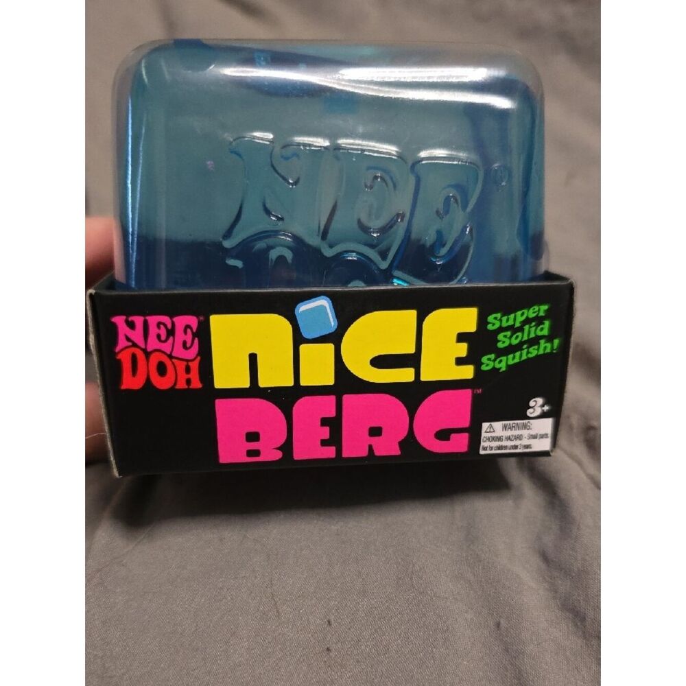 NeeDoh Nice Berg Super Solid Squish - Blue - Picture 6 of 6